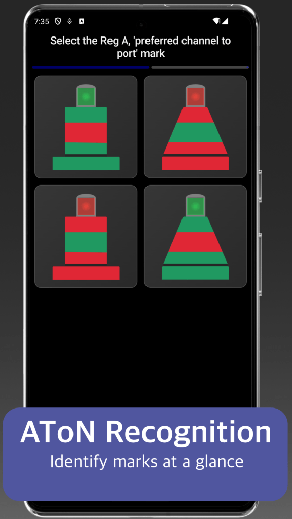 Master-Nav IALA MBS screenshot showing AToN mark recognition